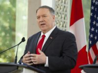 North Korea said it was "sceptical" whether it can keep negotiating with US Secretary of State Mike Pompeo, pictured on August 22, 2019, in Ottawa, Canada