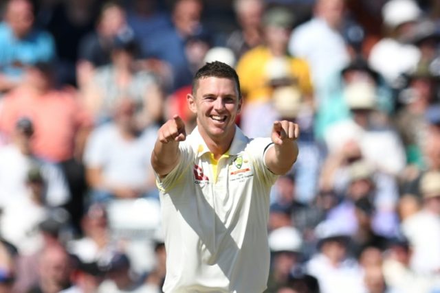 Hazlewood takes five as England slump to 67 all out in third Ashes Test