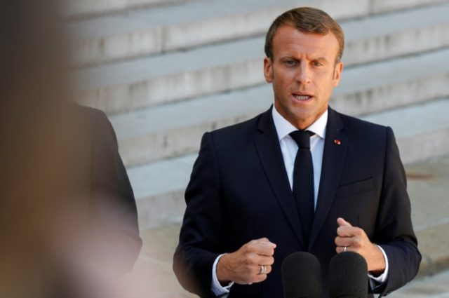 Macron meets Iran FM to push for G7 detente