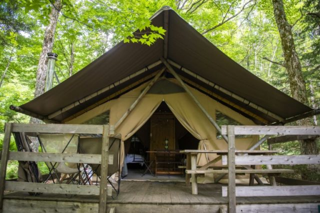 Glamping with French flair in the wilds of North America