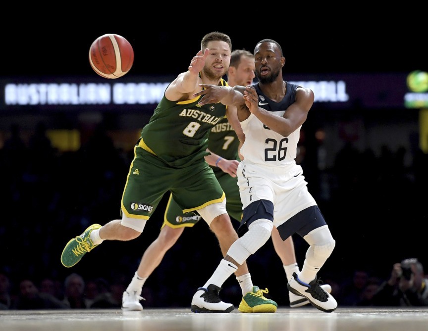 Lead us. Basket raised. Over Australia 2017.