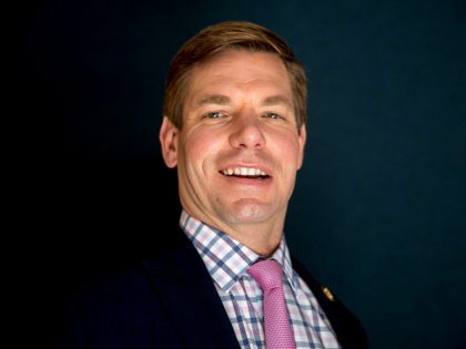 Democratic presidential candidate Rep. Eric Swalwell, D-Calif., poses for a portrait on Capitol Hill in Washington, Tuesday, June 11, 2019. (AP Photo/Andrew Harnik)
