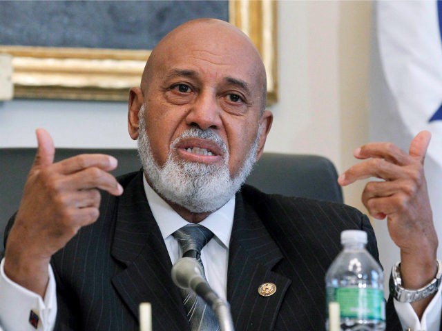 FILE - In this May 19, 2010 file photo, Rep. Alcee Hastings, D-Fla., speaks on Capitol Hil