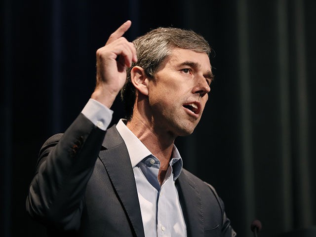 Democratic presidential candidate Beto O'Rourke speaks at the Iowa Federation of Labor convention, Wednesday, Aug. 21, 2019, in Altoona, Iowa. (AP Photo/Charlie Neibergall)