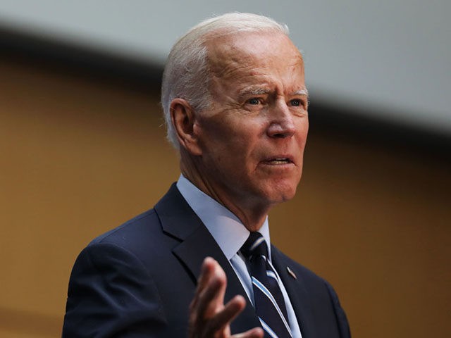 NEW YORK, NEW YORK - JULY 11: Democratic presidential candidate, former Vice President Joe Biden gives a speech on his foreign policy plan on July 11, 2019 in New York City. Biden, who is running for the 2020 Democratic party presidential nomination, spoke about his foreign policy experience and a …