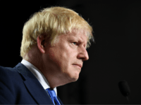 BIARRITZ, FRANCE - AUGUST 24: British Prime Minister Boris Johnson during a press conference in the Bellevue hotel conference room at the conclusion of the G7 summit on August 24, 2019 in Biarritz, France. The French southwestern seaside resort of Biarritz is hosting the 45th G7 summit from August 24 &hellip;