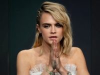BEVERLY HILLS, CALIFORNIA - JULY 27: Cara Delevingne of 'Carnival Row' speaks onstage during the Amazon Prime Video segment of the Summer 2019 Television Critics Association Press Tour at The Beverly Hilton Hotel on on July 27, 2019 in Beverly Hills, California. (Photo by David Livingston/Getty Images)
