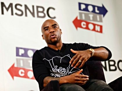 Charlamagne Tha God attends Politicon at The Pasadena Convention Center on Sunday, Aug. 30, 2017, in Pasadena, Calif. (Photo by Colin Young-Wolff/Invision/AP)