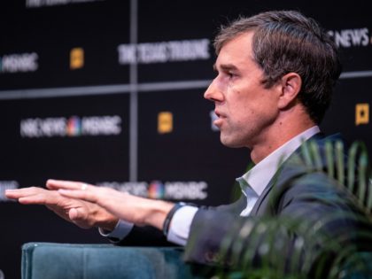 AUSTIN, TX - SEPTEMBER 28: Democratic presidential candidate, former Rep. (D-TX) Beto O'Rourke speaks during a panel at The Texas Tribune Festival on September 28, 2019 in Austin, Texas. The festival held panels with several democratic presidential candidates and some prominent Texas republicans. (Photo by Sergio Flores/Getty Images)