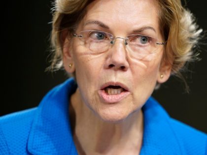 WASHINGTON, DC - FEBRUARY 26: Senator Elizabeth Warren (D-MA) questions Federal Reserve Ch