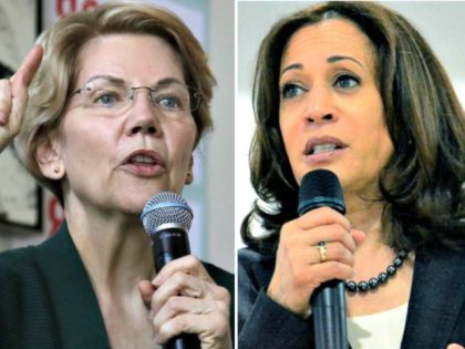 Elizabeth Warren, Kamala Harris