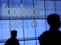 SAN JOSE, CALIFORNIA - APRIL 30: The Facebook logo is displayed during the F8 Facebook Developers conference on April 30, 2019 in San Jose, California. Facebook CEO Mark Zuckerberg delivered the opening keynote to the FB Developer conference that runs through May 1. (Photo by Justin Sullivan/Getty Images)