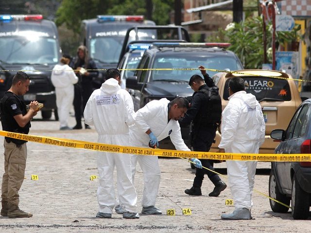 Mexican crime scene