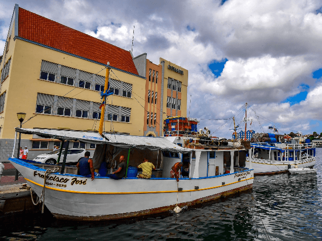 Venezuelan boats remains moored at a port in Willemstad, Curacao, Netherlands Antilles, on
