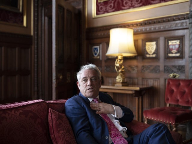 LONDON, ENGLAND - MAY 24: British politician, John Bercow MP, Speaker of the House of Comm