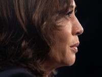 Democratic presidential hopeful US Senator for California Kamala Harris speaks with MSNBC host Chris Matthews (out of frame) in the Spin Room after the second Democratic primary debate of the 2020 presidential campaign season hosted by NBC News at the Adrienne Arsht Center for the Performing Arts in Miami, Florida, …