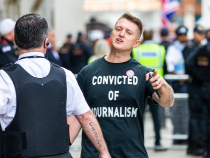 LONDON , UNITED KINGDOM - JULY 11: British far-right activist and former leader and founde