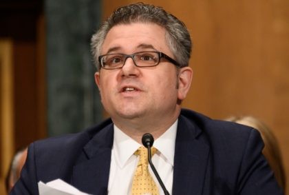 Director of the Federal Housing Finance Agency Mark Calabria testifies on Capitol Hill dur