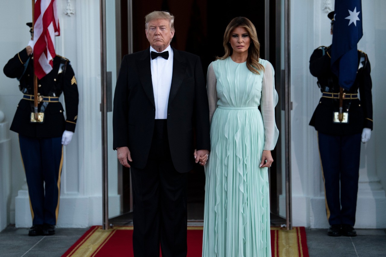 Melania Trump Is Shades of Cool for U.S.-Australia State Dinner