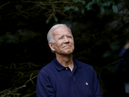 Democratic presidential candidate, former Vice President Joe Biden waits to be introduced during the Democratic Polk County Steak Fry on September 21, 2019 in Des Moines, Iowa. Seventeen presidential candidates attended the Polk County Steak Fry. (Photo by Joshua Lott/Getty Images)