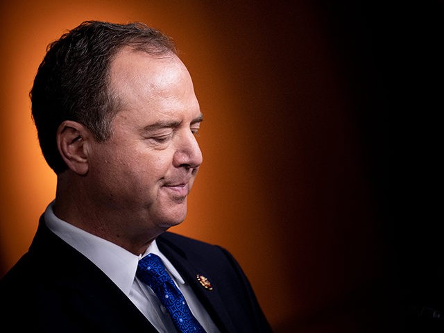 House Intelligence Committee Chairman Representative Adam Schiff (D-MA) pauses while speaking during a press conference on Capitol Hill on September 25, 2019, in Washington, DC. - US Democrats' explosive launch of an official impeachment inquiry of Donald Trump has set off a massive political battle, raising multiple questions about the …