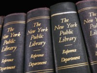 NEW YORK - DECEMBER 15: Books stand on the shelf at the at the New York Public Library December 15, 2004 in New York City. Google, the internet search engine, has announced a long-term project to put 15 million books from seven of the world's most prestigious libraries online. Included …