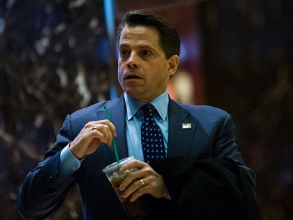 Anthony Scaramucci, a senior advisor on the Trump transition team arrives at Trump Tower f
