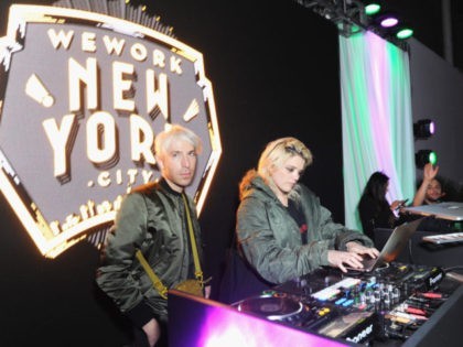 NEW YORK, NY - NOVEMBER 16: Sky Ferreira performs during WeWork Celebrates the New York C