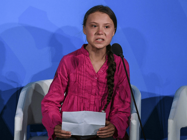 Youth Climate activist Greta Thunberg speaks during the UN Climate …