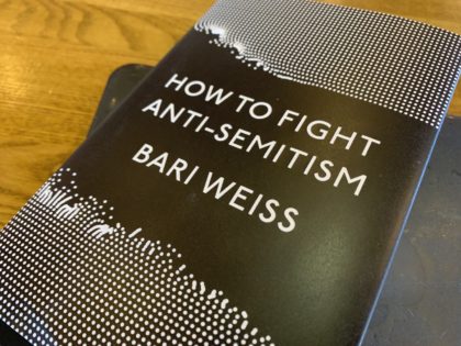 Bari Weiss book (Joel Pollak / Breitbart News)