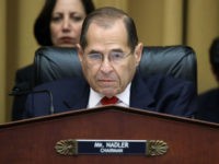 WASHINGTON, DC - JULY 24: Chairman of the House Judiciary Committee Rep. Jerry Nadler (D-NY) questions former Special Counsel Robert Mueller as he testifies about his report on Russian interference in the 2016 presidential election in the Rayburn House Office Building July 24, 2019 in Washington, DC. Mueller, along with …