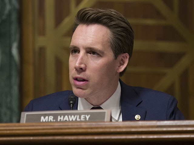 Sen. Josh Hawley, R-Mo., speaks during a hearing of the Senate Judiciary Committee on oversight of Customs and Border Protection's response to the smuggling of persons at the southern border, Wednesday, March 6, 2019, in Washington. (AP Photo/Alex Brandon)