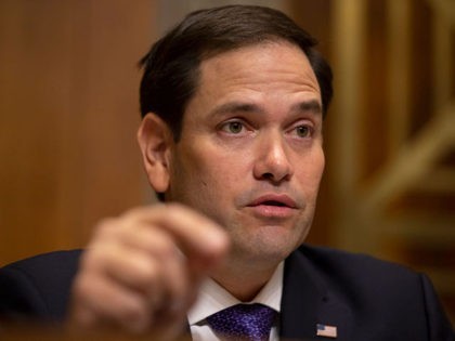 WASHINGTON, DC - JUNE 19: U.S. Sen. Marco Rubio (R-FL) questions Kelly Craft, President Trump's nominee to be Representative to the United Nations, during her nomination hearing before the Senate Foreign Relations Committee on June 19, 2019 in Washington, DC. Craft has faced extensive scrutiny for her ties to the …