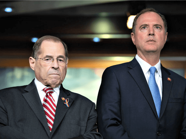 Congressmen Jerrold Nadler (l) and Adam Schiff. (SAUL LOEB/AFP/Getty Images)