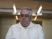 José Ramon López Regueiro listens during a news conference in in Coral Gables, Fla. Wednesday, Sept. 25, 2019, Rivero Mestre LLC filed a Helms-Burton Act lawsuit on behalf of José Ramon López Regueiro against American Airlines and LATAM Airlines Group. The suit claims that the airlines are operating illegally from …