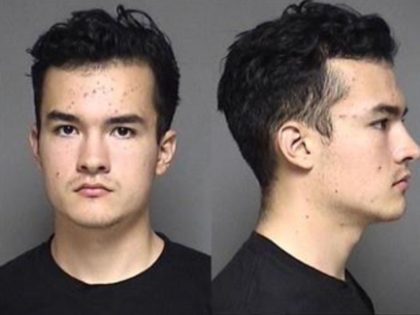 Samuel Vanderwiel, charged with a bomb threat at a Minnesota community college pro-life ev