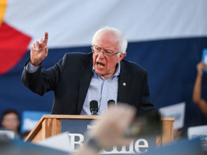 DENVER, CO - SEPTEMBER 09: Democratic presidential candidate Sen. Bernie Sanders (I-VT) speaks to supporters at a rally at Civic Center Park on September 9, 2019 in Denver, Colorado. (Photo by Michael Ciaglo/Getty Images)