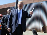 President Donald Trump talks with reporters as he tours a section of the southern border wall, Wednesday, Sept. 18, 2019, in Otay Mesa, Calif. (AP Photo/Evan Vucci) ORG XMIT: CAEV426 (Photo: Evan Vucci, AP)