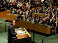 Brazilian President Jair Bolsonaro addresses the 74th session of the United Nations General Assembly at U.N. headquarters Tuesday, Sept. 24, 2019. (AP Photo/Seth Wenig)
