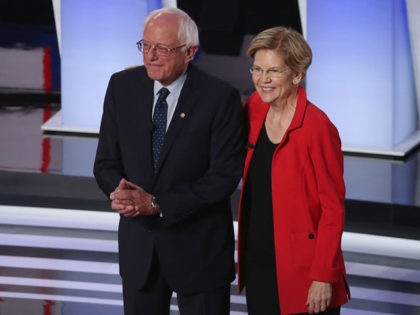 DETROIT, MICHIGAN - JULY 30: Democratic presidential candidates Sen. Bernie Sanders (I-VT)