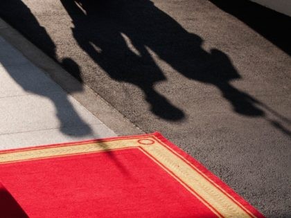 White House shadow (Zach Gibson / AFP / Getty)