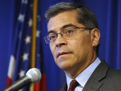 California Attorney General Xavier Becerra discusses the lawsuit his office has filed agai