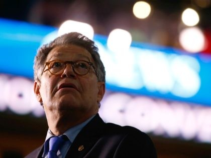 PHILADELPHIA, PA - JULY 27: Sen. Al Franken (D-MN) attends the third day of the Democratic National Convention at the Wells Fargo Center, July 27, 2016 in Philadelphia, Pennsylvania. Democratic presidential candidate Hillary Clinton received the number of votes needed to secure the party's nomination. An estimated 50,000 people are …