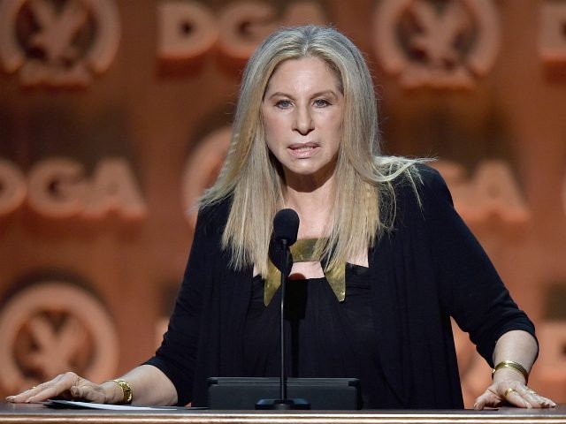 CENTURY CITY, CA - FEBRUARY 07: Entertainer Barbra Streisand speaks onstage at the 67th Annual Directors Guild Of America Awards at the Hyatt Regency Century Plaza on February 7, 2015 in Century City, California. (Photo by Alberto E. Rodriguez/Getty Images for DGA)