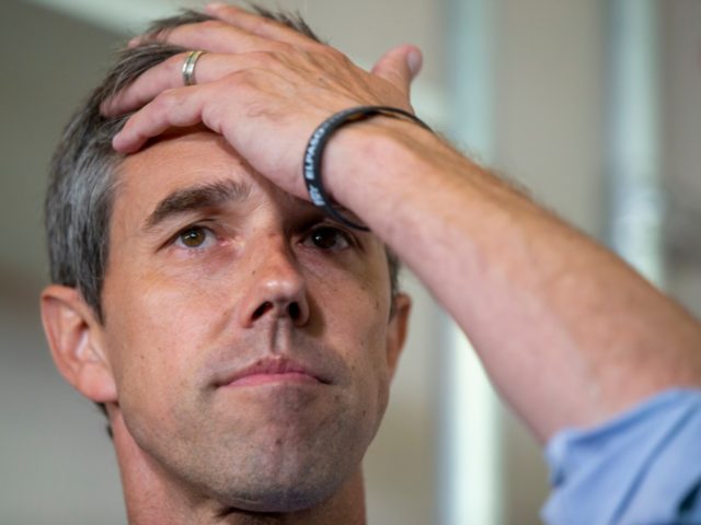 Democratic presidential candidate former Texas Rep. Beto O'Rourke takes questions from the