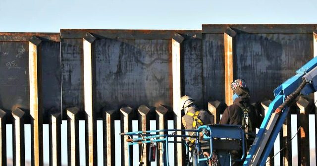 Pentagon: Border Wall Going Up About One Mile Per Day