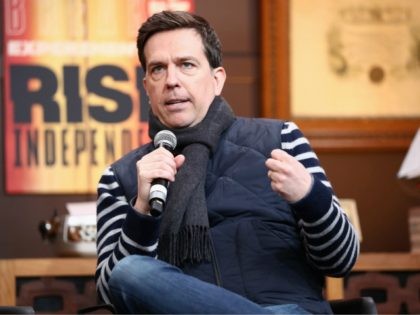 PARK CITY, UT - JANUARY 28: Actor Ed Helms speaks onstage during the Cinema Cafe 4 during the 2019 Sundance Film Festival at Filmmaker Lodge on January 28, 2019 in Park City, Utah. (Photo by Rich Fury/Getty Images)