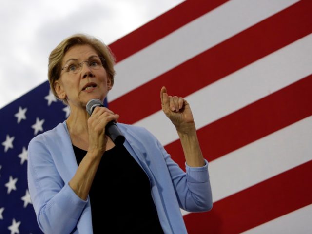 IOWA CITY, IA - SEPTEMBER 19: Democratic presidential candidate Sen. Elizabeth Warren (D-M