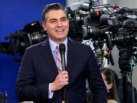 A February 8, 2018 photo shows CNN chief White House correspondent Jim Acosta before the start of a briefing in the Brady Briefing Room of the White House in Washington, DC. - The White House on November 7, 2018, suspended the press pass of a CNN reporter who earlier sparred …