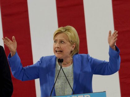 PORTSMOUTH, NH - JULY 12: Bernie Sanders and Presumptive Democratic presidential nominee H